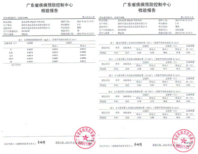 金品泉产检验报告